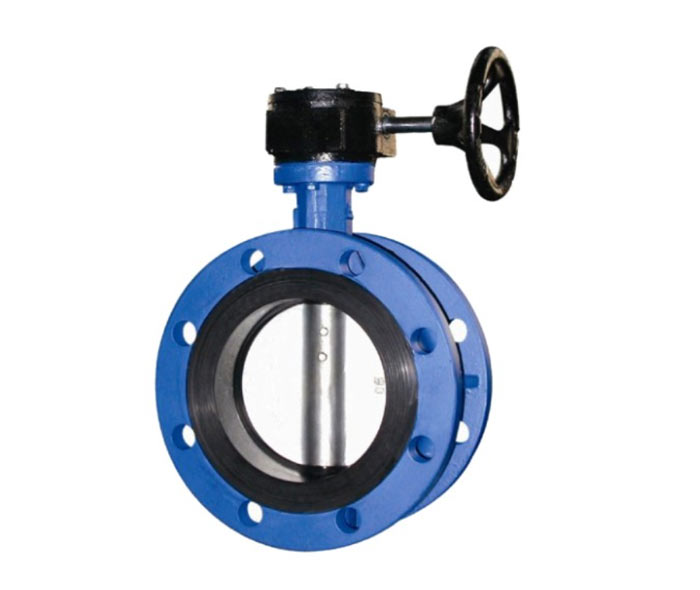 DOUBLE FLANGES BUTTERFLY VALVE